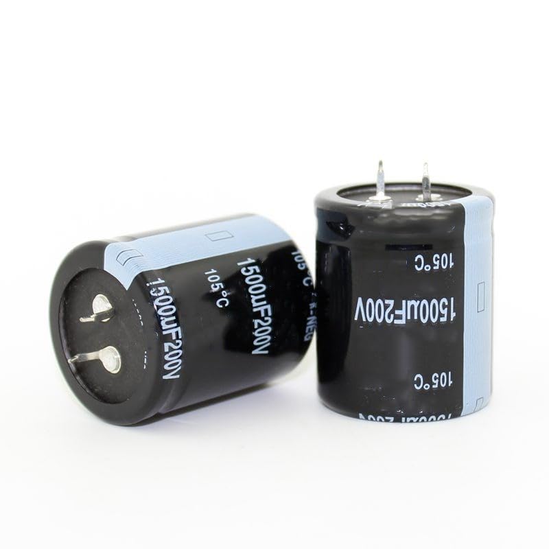 Condensateur 200v1500uf en aluminium anti-surchauffe 105°C pour réparer les pannes d'alimentation