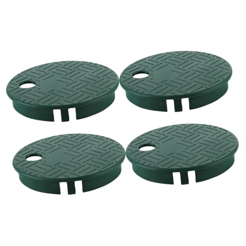 BESPORTBLE Cajas De 4 Piezas Tapa De La Caja De Valvulas Apagar Válvulas Irrigación Caso Válvula De Control De Riego Paisaje Aspersor Válvula De Agua Al Aire Libre Green El Plastico
