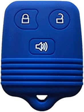 Ford Lincoln Key Fob Cover: Mazda 3 Buttons Silicone Car Key Shell Fit for Explorer Edge Escape F150 Expedition Mercury Navigator Ranger Mariner| Rpkey Keyless Remote Case Replacement (Blue) image 5