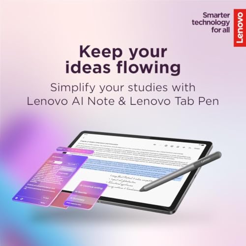 Image of Lenovo 11″ Idea Tab, 2.5K IPS Touchscreen, 90Hz, MediaTek Dimensity 6300, 8 GB Memory, 256 GB Storage, Student Tablet, Tab Pen and Folio Case