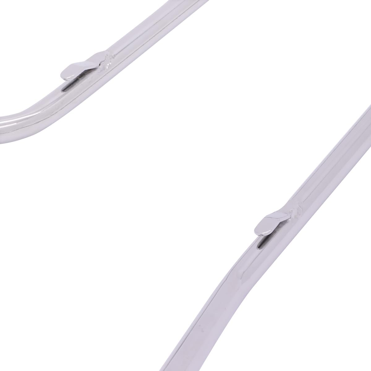 Saddlebag Support Guard Bars Mount Brackets Support for Triumph Bonneville T100 / SE T100 Black 2001-2015 / Thruxton 900 Scrambler 2006-2016, Chrome