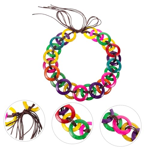 Healifty Multi Colored Woven Rope Waist Belt for Women Lightweight Decorative Tie Back Strap Fashionable and Durable Waist String Accessory for Dresses and Party Wear4