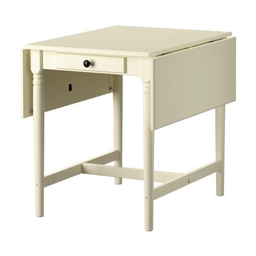 Ikea INGATORP fällbart bord i vitt (59/88/117 x 78 cm)