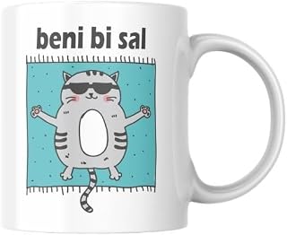 Beni Bi Sal Baskılı Kupa Bardak Hediyelik Çay Kahv