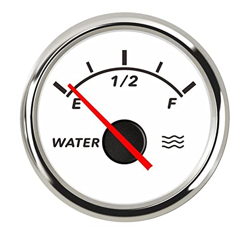 E-1/2-F RxQ[W bhobNCgt 0-190I[ ʃQ[W 52mm ICRQ[W[^[ {[g  RV bg 12V/24Vp(WS Water Level Gauge)
