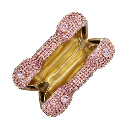 Image of UMREN Novelty Crystal Camera Shaped Clutch Purse for Women Sparkly Rhinestones Evening Clutch Bag Glitter Bridal Prom Handbag