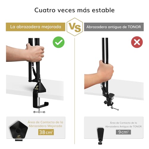 La mejor comparación de Brazo para microfono los preferidos por los clientes. 6 Imagen adicional