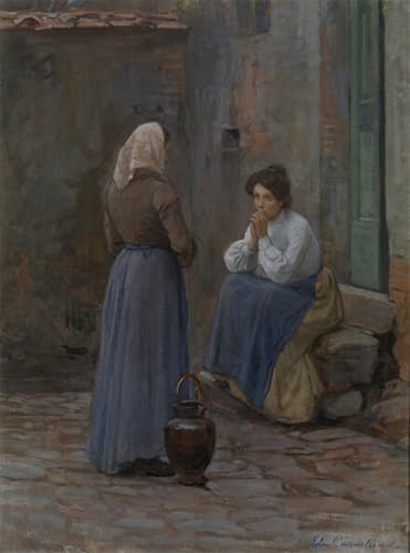Affiche murale Deux femmes Danielson-gambogi | Poster impression toile 60x90cm
