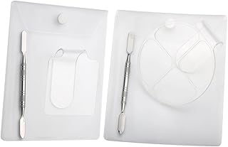 NOLITOY 2 Sets Paleta Blanco Bandejas Maquill...