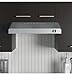 GE 24in. Under Cabinet Range Hood, convertible Duct, 2 Speed Exhaust Fan, Front Control and Reusable Filter, Stainless Steel
