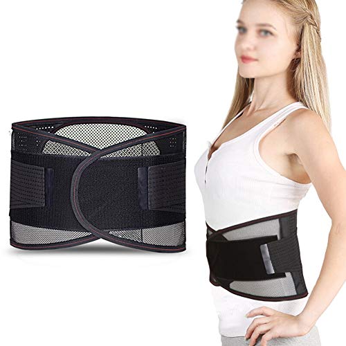 ZFF Soporte para la Espalda Que se calienta por sí Mismo - Lumbar Back Brace Belt para...
