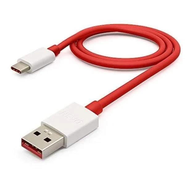 Image of 80W WARP /Dash Type C Fast Charging Cable Compatible for One Plus 13 /13r /12r /11r /10r /10t /10 /10 pro /9 /9 pro /8T /8 /8pro /7Pro /7T /7TPro /Nord /Ce3 lite