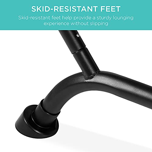 Best Choice Products Outdoor Hammock Bed With Stand For Patio, Backyard, Garden, Poolside W/Weather-Resistant Polyester, 500Lb Weight Capacity, Pillow, Storage Pockets - Green #TOP5