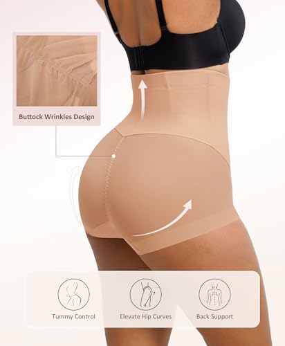 FeelinGirl Tummy Control Shapewear for Women Butt Lifting Briefs Underwear3