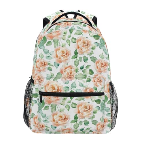 Sac à dos aquarelle roses pour les cours au lycée et campus