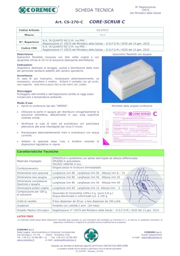 GIMA 36573 Handschrubb-Set mit Chlorhexidin, 30 Stück