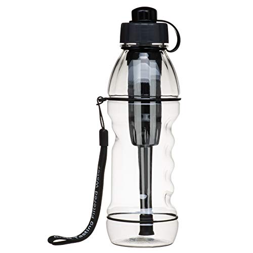 Seychelle Alkaline Water Filter Bottle - Portable Water Filter Ionizer - Increase pH