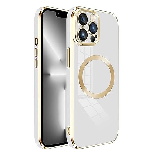 Couverture de charge magnétique sans fil pour iPhone 14 Pro Max antichoc