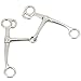 Full Cheek Snaffle Bit for Horses, Stainless Steel 125mm Jointed Mouth Filete de Caballo - Durable Training Equipment with Turn Cheek, Comfortable Fit for Horse Riding