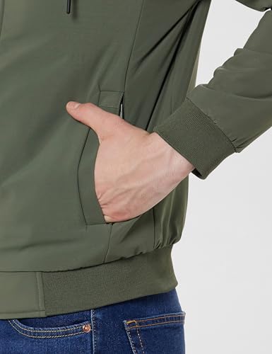 Image of Qube by Fort Collins Hooded Light Jacket for Men - Stylish Winter Jacket for Daily use, Perfect for Layering