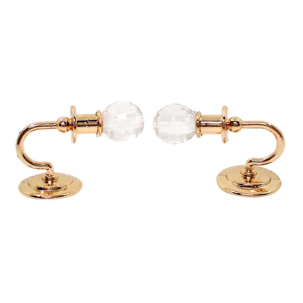 CALANDIS™ 2 Pieces Metal 1:12 Dollhouse Miniature Wall Light Lamp Model Decor Toys | Lamps & Lighting | Dollhouse Miniatures-image-11