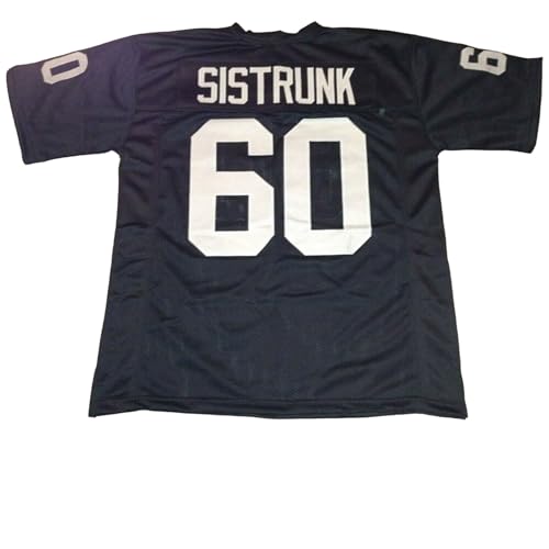 Generic Otis Sistrunk Black Jersey Stitched Custom Football New No Brand/Logos (US, Alpha, XX-Large, Regular, Regular, Black)