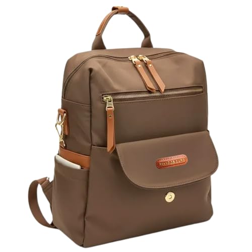 Bolsa Feminina Pavão de Ouro Transversal com Alça de Ombro Resistente Com Bolso Antifurto. Perfeita Para Faculdade Cursinho Trabalho Dia A Dia ou Passeio (MARROM)