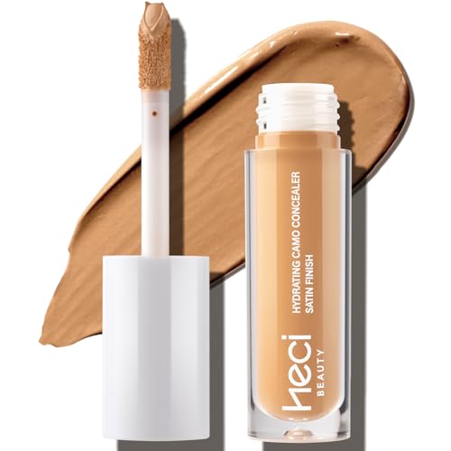 Liquid Concealer Makeup, Oil-Control and Transfer-Resistant, Natural Matte Creamy Concealer Specifically for Oily Skin - Medium to Full Coverage Concealer for Face, 08 Deep, 0.22 Fl Oz