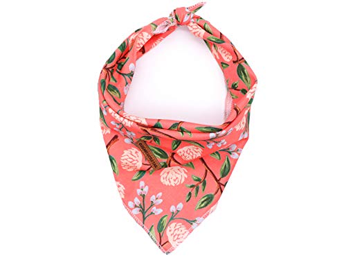 Elegant Little Tail 1Pcs Pet Dog Bandana Washable Reversible Cotton Bibs Scarf, Adjustable Square Dog Kerchief For Small To Large Dogs And Cats #TOP26