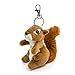 Produktbild TopSpirit® Eichhörnchen Plüsch Schlüsselanhänger Plüschtier Stofftier Kuscheltier 10 cm