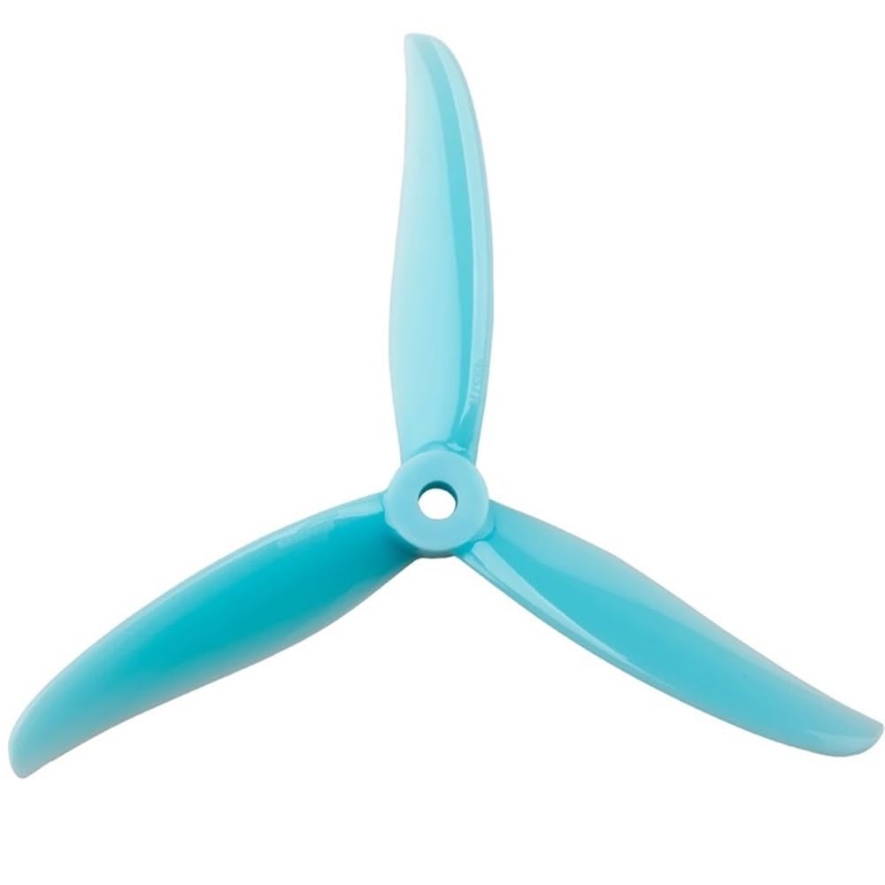 Hélice 3 pales 5 pouces FPV 4937 bleue pour drone de course - 2