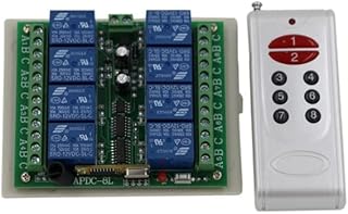 DC24V 8CH Radio Controller RF Wireless Remote Control Switch System 315/433 Mhz Transmitter and Receiver - (Color: DC24V 8CH 315MHZ)