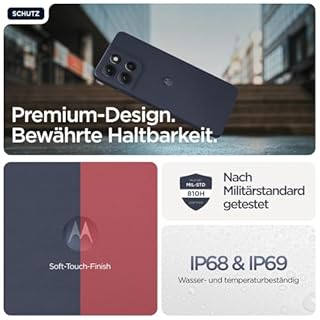 Motorola Moto g86 5G Smartphone (6,67“-Super-HD-Display, 50-MP-Kamera mit Moto-AI, 8/256 GB, 5100 mAh, Android 15) Pantone Spellbound, inkl. Schutzcover