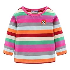 Long Sleeve Rainbow Hot Pink