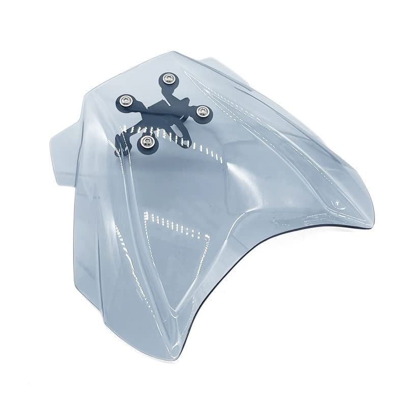 Pare-brise Moto Touring Pour Benelli 502C (2019-2022) - Visière Fumée - En Polycarbonate Et Acier - Améliore Aérodynamisme