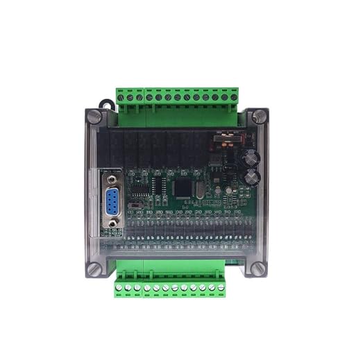 1N-20MR PLC Board DC24V 232 Relay Output Module with Bottom case 485 RTC Optional Compatible with FX1N programmable Logic Controller(Board-Base-Shell(All)