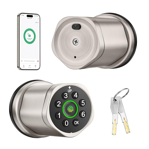 Leydebong 4-in-1 Smart Door Lock with Fingerprint and Keypad -