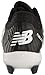 New Balance Men's FuelCell 4040 V7 Molded Baseball Shoe, Black/Optic White, 12