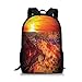 Produktbild School Bags House Decor,Horizon Overview Unique Grand Canyon Photo Saturated with Warm Color Effects Sunset,Orange for Boys&Girls Mens Sport Daypack