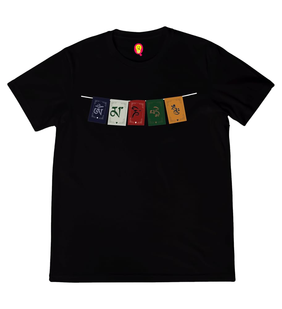 QuirkipediaLADAKH Flag Travel Wanderlust, Biker summer-22 Mens Tshirts Halfsleeve, S