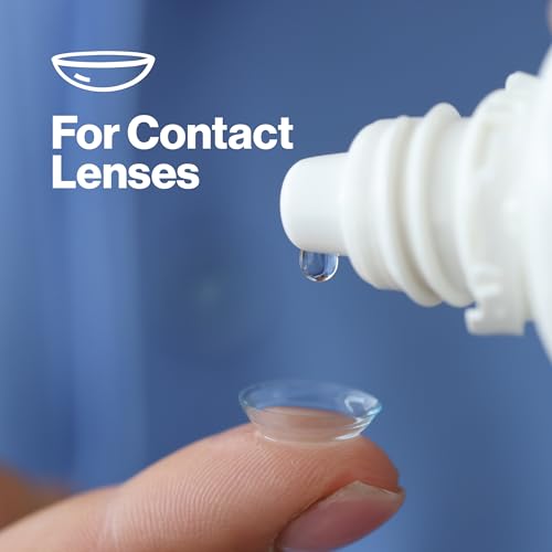 Image of Comfort Drops (15ml) for Contact Lens Users - Relieves Dryness, Reduces Irritation & Blurred Vision - Dual Lubrication Formula with PHMB