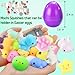 36Pack Mochi Squishy Filled with Easter Eggs Toys, Colorful Filled Surprise Easter Eggs with Mini Animal Squishies Toys for Kids Adults Classroom Prize Supplies, Easter Party Favor, Basket Stuffers