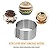 Adjustable 6-12 Inch Circle Cookie Cutter - round cake cutter Mousse Layered Cake Mold Baking Ring (6-12inch)