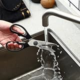 LIVINGO Scissors for Kitchen Use - 2 Pack, 7.5" Sharp Shears for Food, Meat, Chicken, Fish, Vegetables & BBQ - Utility Tools - Bottle Opener, Nut Cracker & Fish Scaler, Dishwasher Safe - Image 7