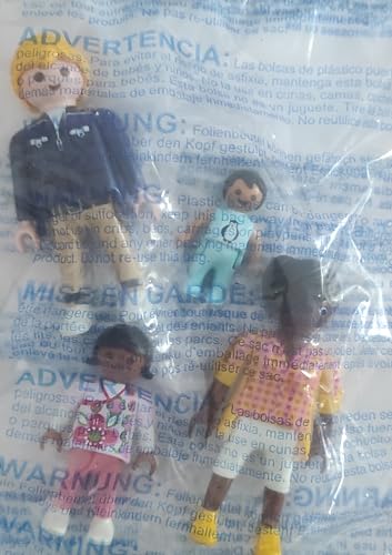 PLAYMOBIL Juego de figuras 70757, familia con dos niños, bolsa de plástico, adecuado para niños a partir de 4 años