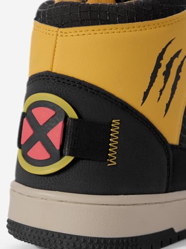 Image of The Souled Store Official Wolverine X Deadpool Men and Boys Lace Up High Top Split Sneakers