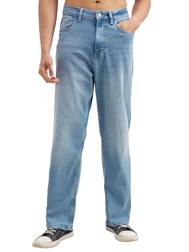 Image of Highlander Men's Straight Relaxed Fit Jeans | Stretchable | Everyday Comfort & Style| Jeans for Man|Premium Cotton Blend