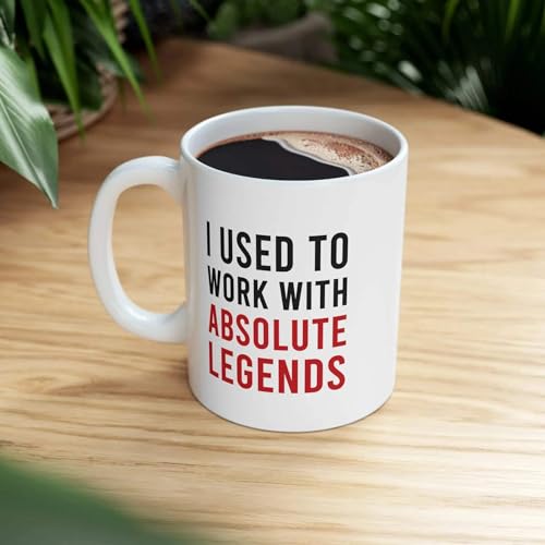 Image of Panvola Personalized I Used To Work With Absolute Legend Customized Coworker Retirement New Job Goodbye Workplace Office Colleague Coffee Mug 11 oz 11oz