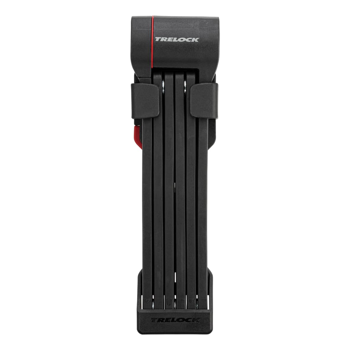 TRELOCK FS 480/100 COPS Faltschloss – Länge 100 cm – Sicherheitsstufe 12 – inkl. X-Press Halter – Fach für Tracking Tag