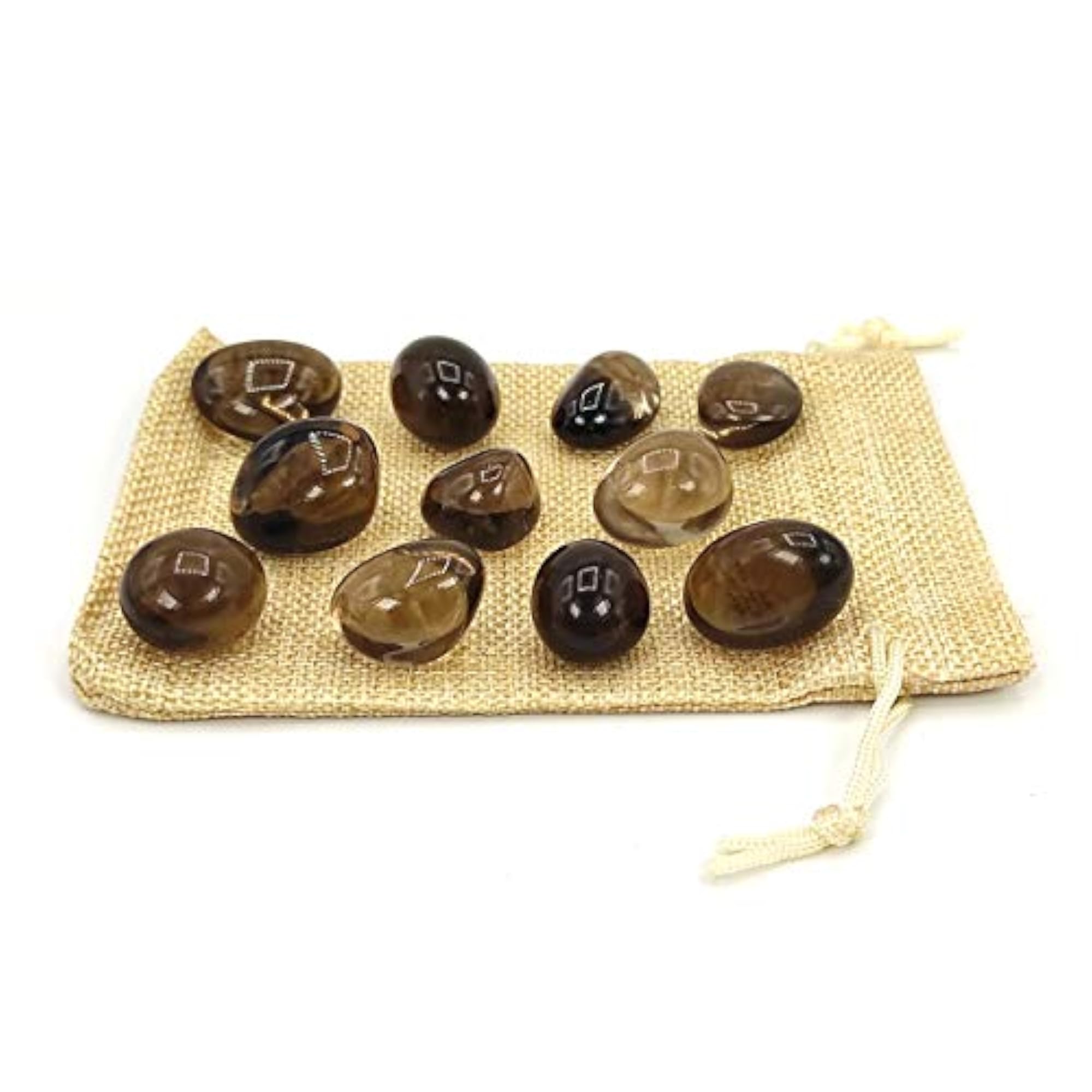 Tumbled Smoky Quartz Tumbles Stone Pebbles, Healing